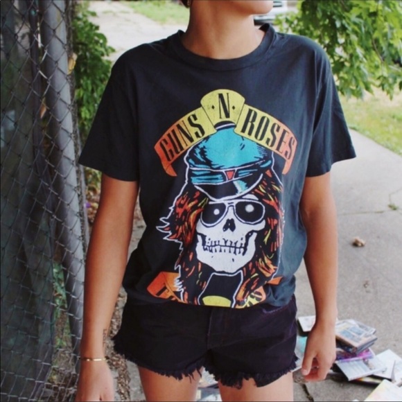 Daydreamer Tops - SOLD Daydreamer Guns N Roses Boyfriend Graphic Tee